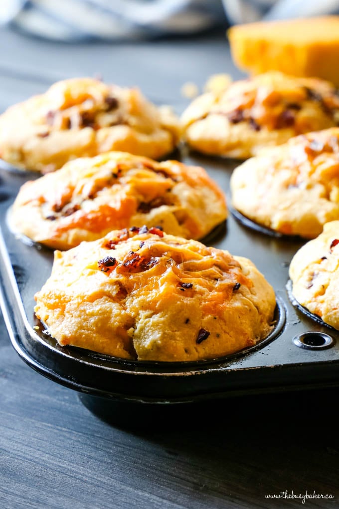 cornbread muffins in muffin tin