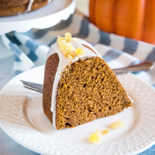 Easy Pumpkin Bundt Cake {Fall Cake Recipe} - The Busy Baker