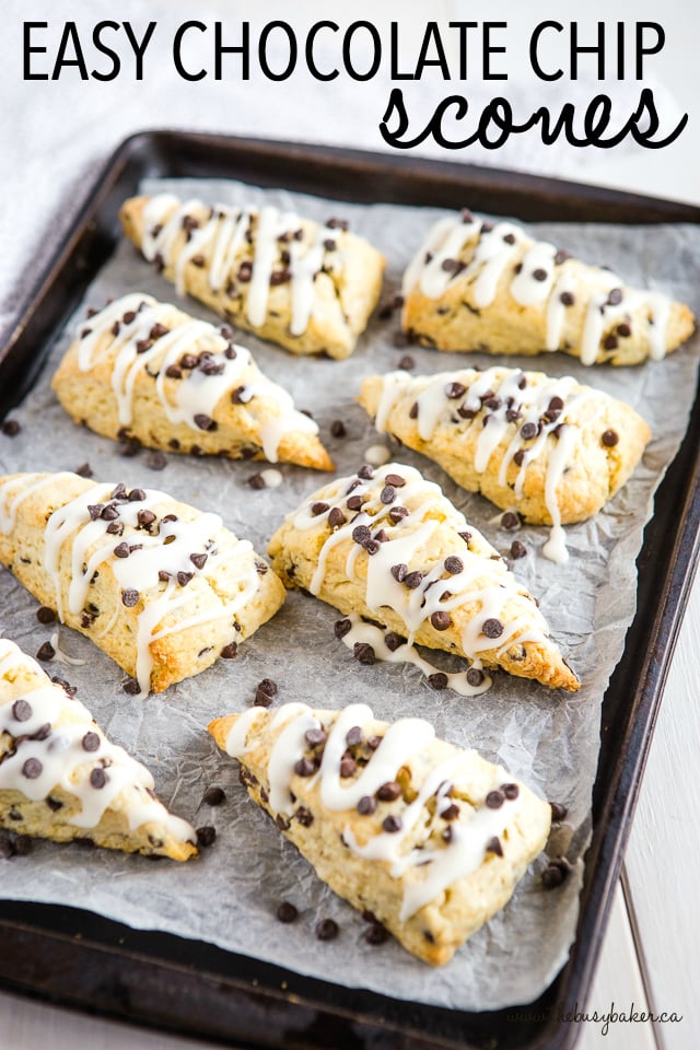 Best Ever Chocolate Chip Scones