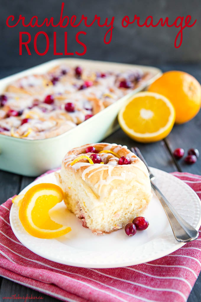 Cranberry Orange Sweet Rolls