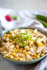 Dairy-Free White Chicken Chili {Easy Chili Recipe} - The Busy Baker