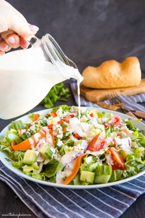 Blue Cheese Dressing Recipe (Keto) - The Busy Baker