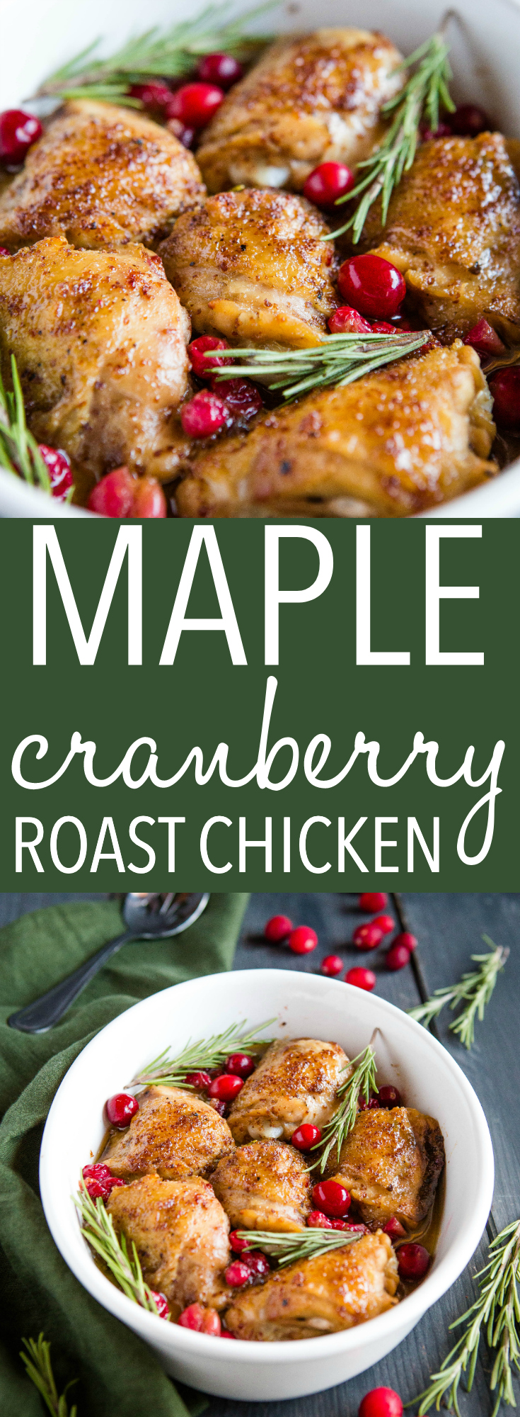 Maple Cranberry Roast Chicken Pinterest