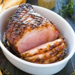Easy Maple Dijon Glazed Ham