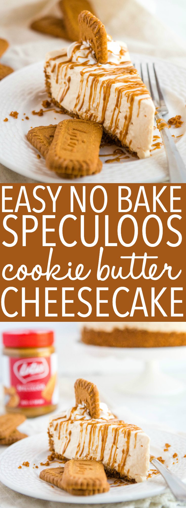 Easy No Bake Speculoos Cookie Butter Cheesecake Pinterest