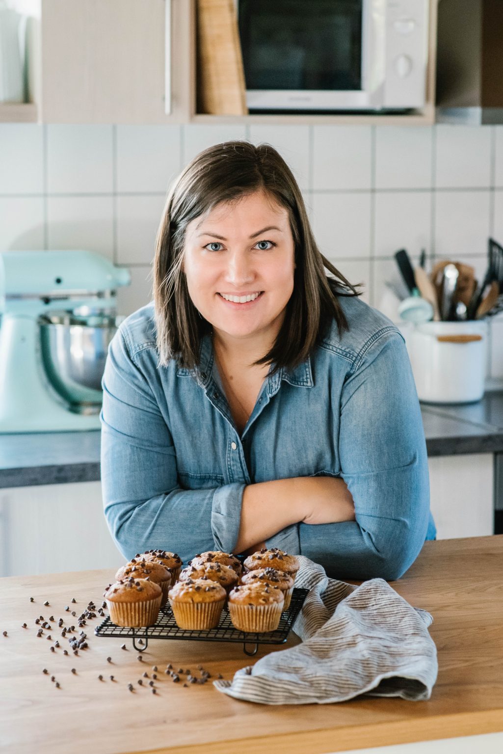 Chocolate Chip Pumpkin Muffins Simple Muffin Recipe The Busy Baker