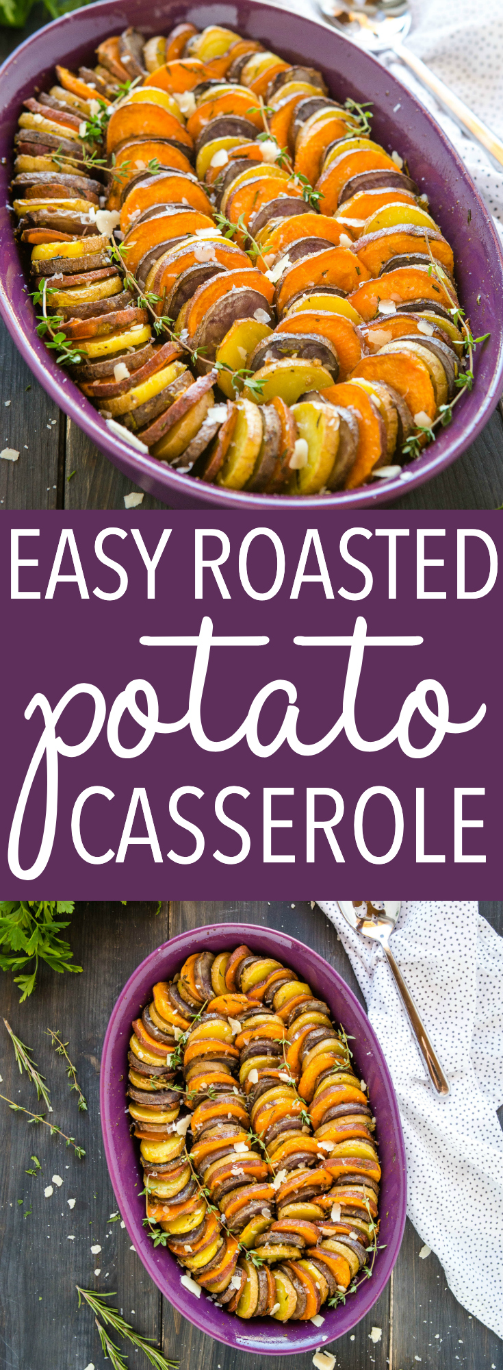 easy roasted potato casserole pinterest