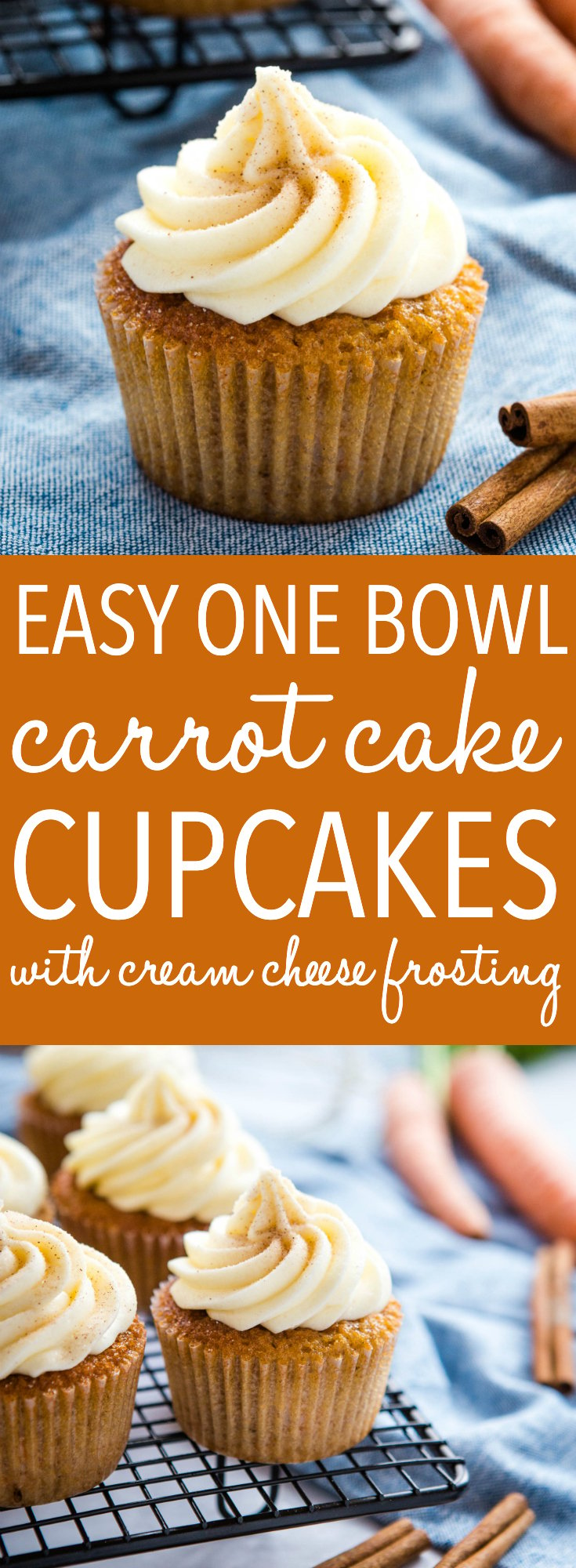 Best Ever Carrot Cake Cupcakes - The Busy Baker