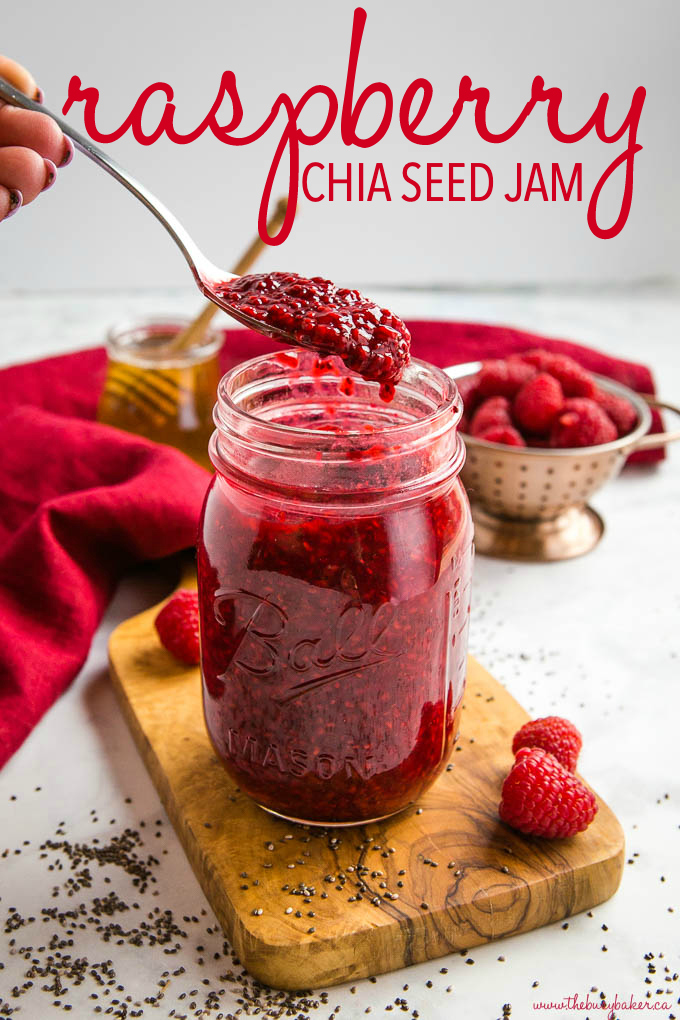 3-Ingredient Chia Seed Raspberry Jam