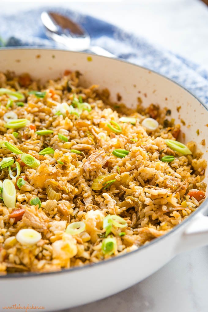 Easy One-Pan Chicken Fried Rice