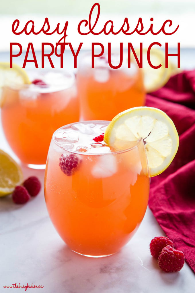 Non-Alcoholic Party Punch Recipe - One Sweet Appetite