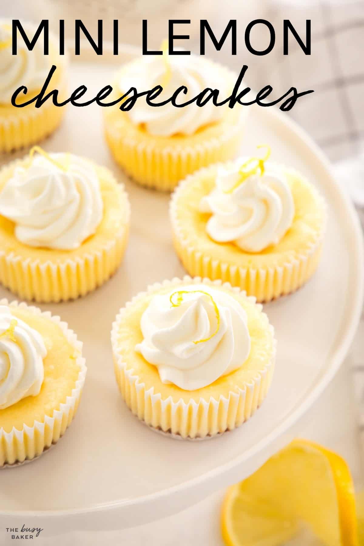 mini lemon cheesecakes recipe