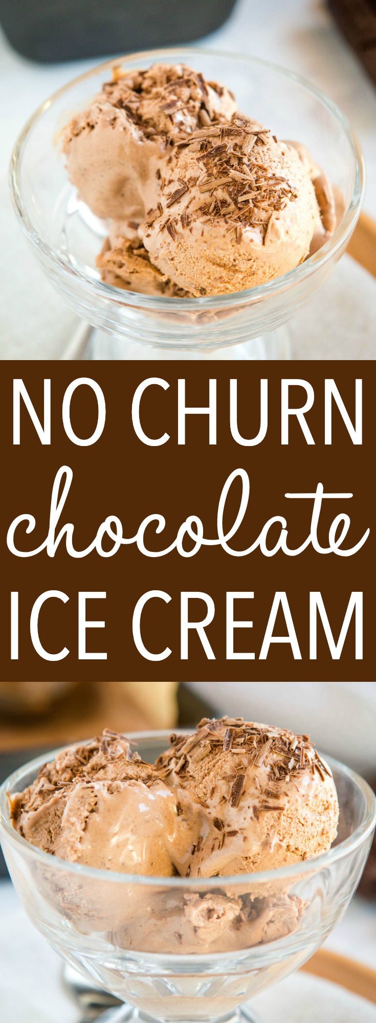 Easy No Churn Chocolate Ice Cream Pinterest