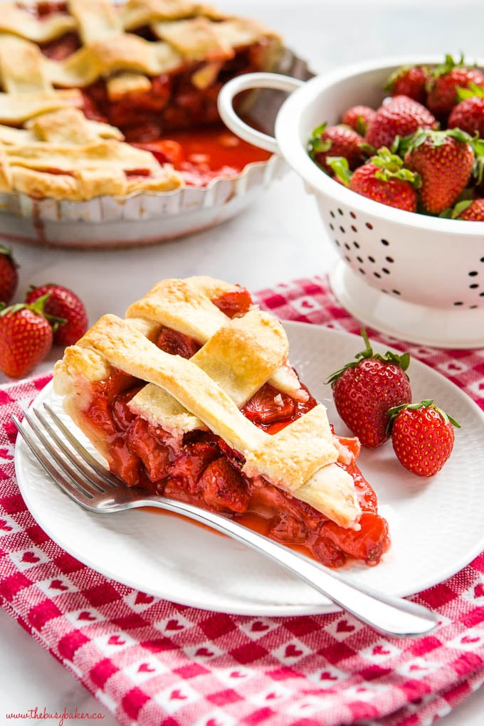 Double strawberry pie!