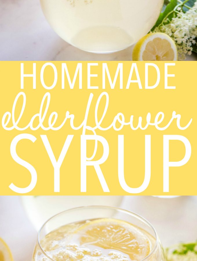 Elderflower Syrup Recipe + Ways to Use It - The Busy Baker