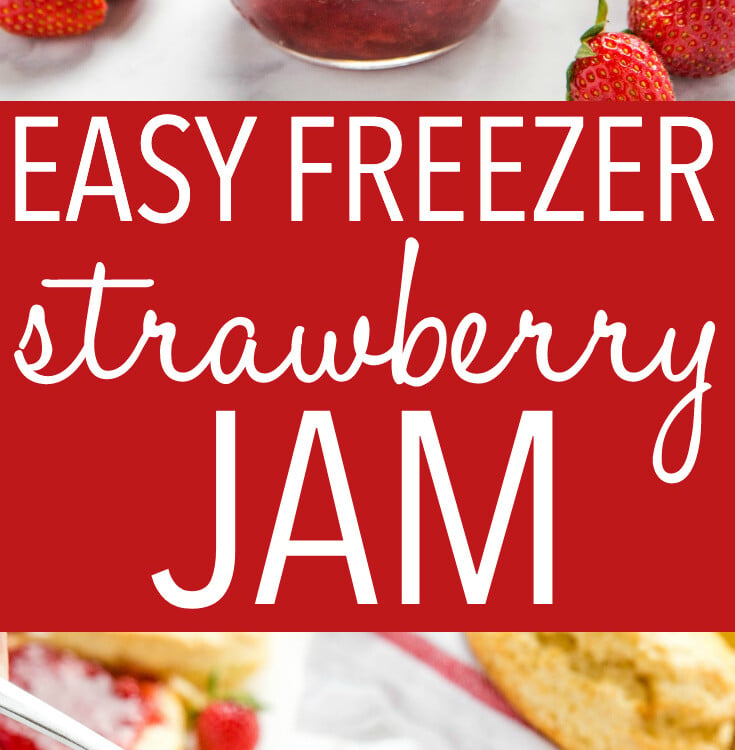 Easy Strawberry Freezer Jam {perfect For Beginners } The Busy Baker