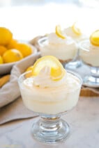 Easy No Bake Lemon Cheesecake Cups - The Busy Baker