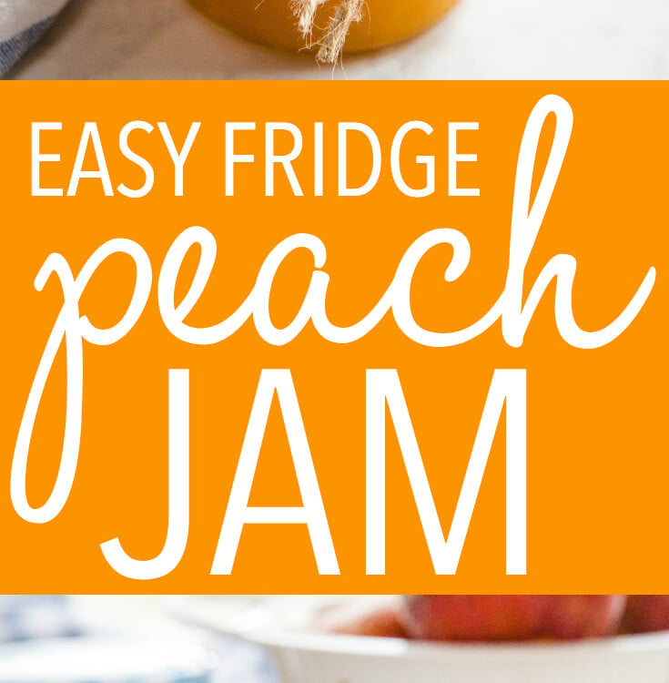 Easy Peach Freezer Jam (no pectin) The Busy Baker