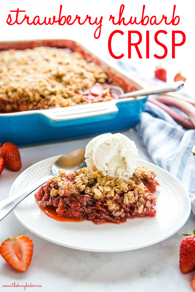 Strawberry Rhubarb Crisp