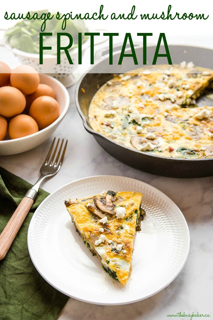 Spinach Mushroom Frittata 