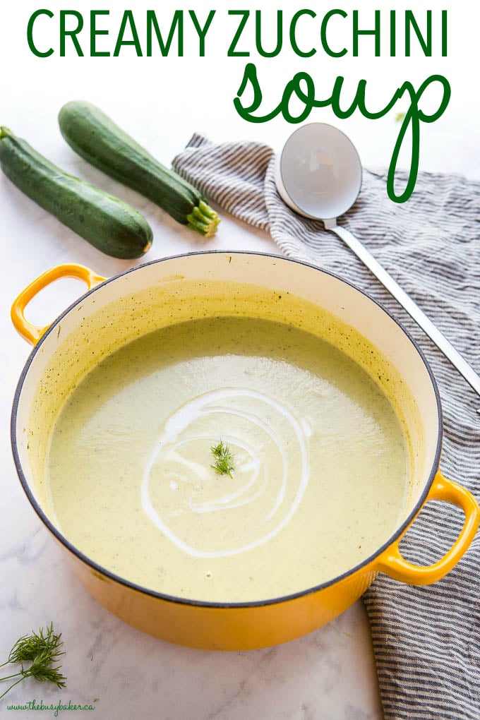 Creamy Zucchini Soup Recipe