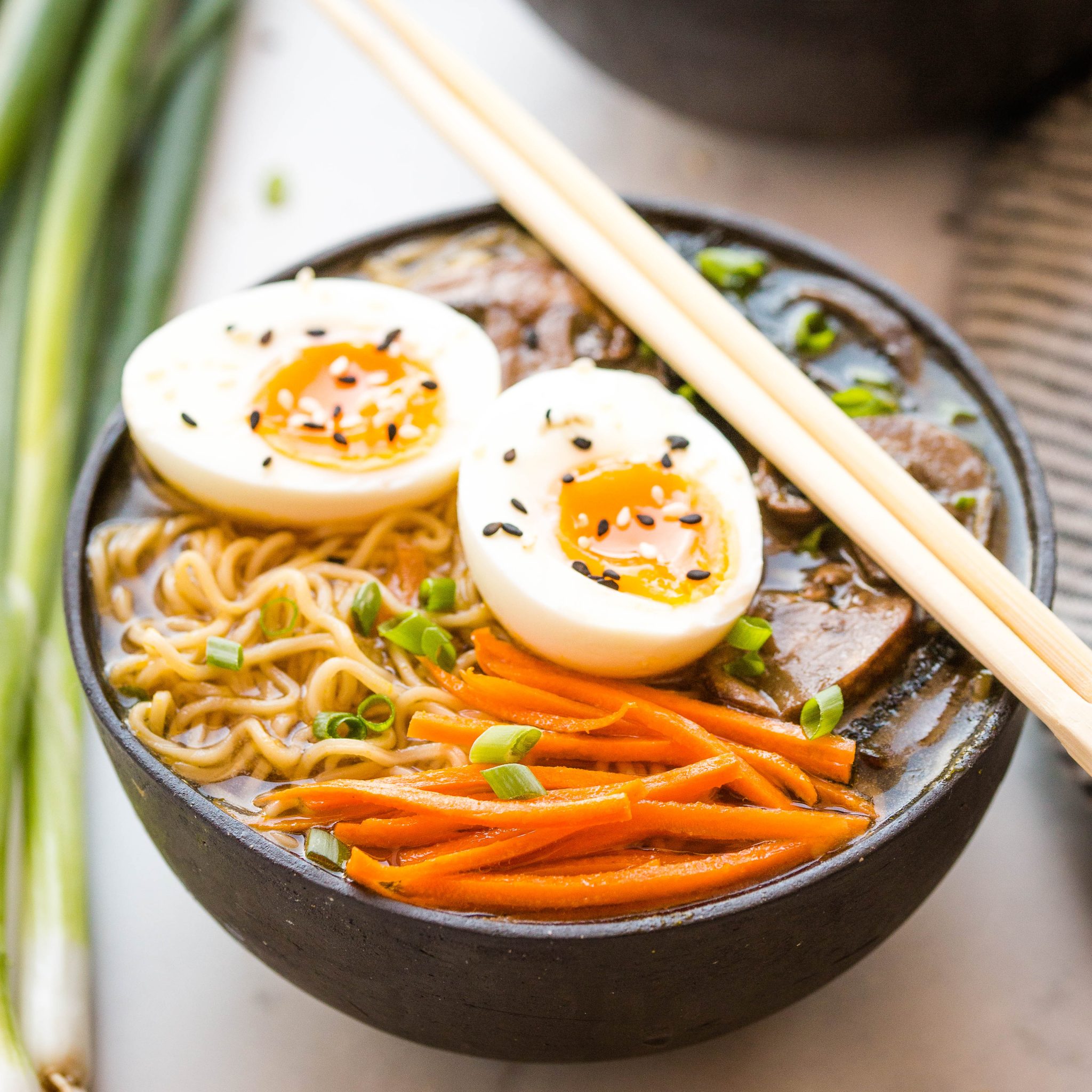 Easy Homemade Ramen Bowls Vegetarian The Busy Baker