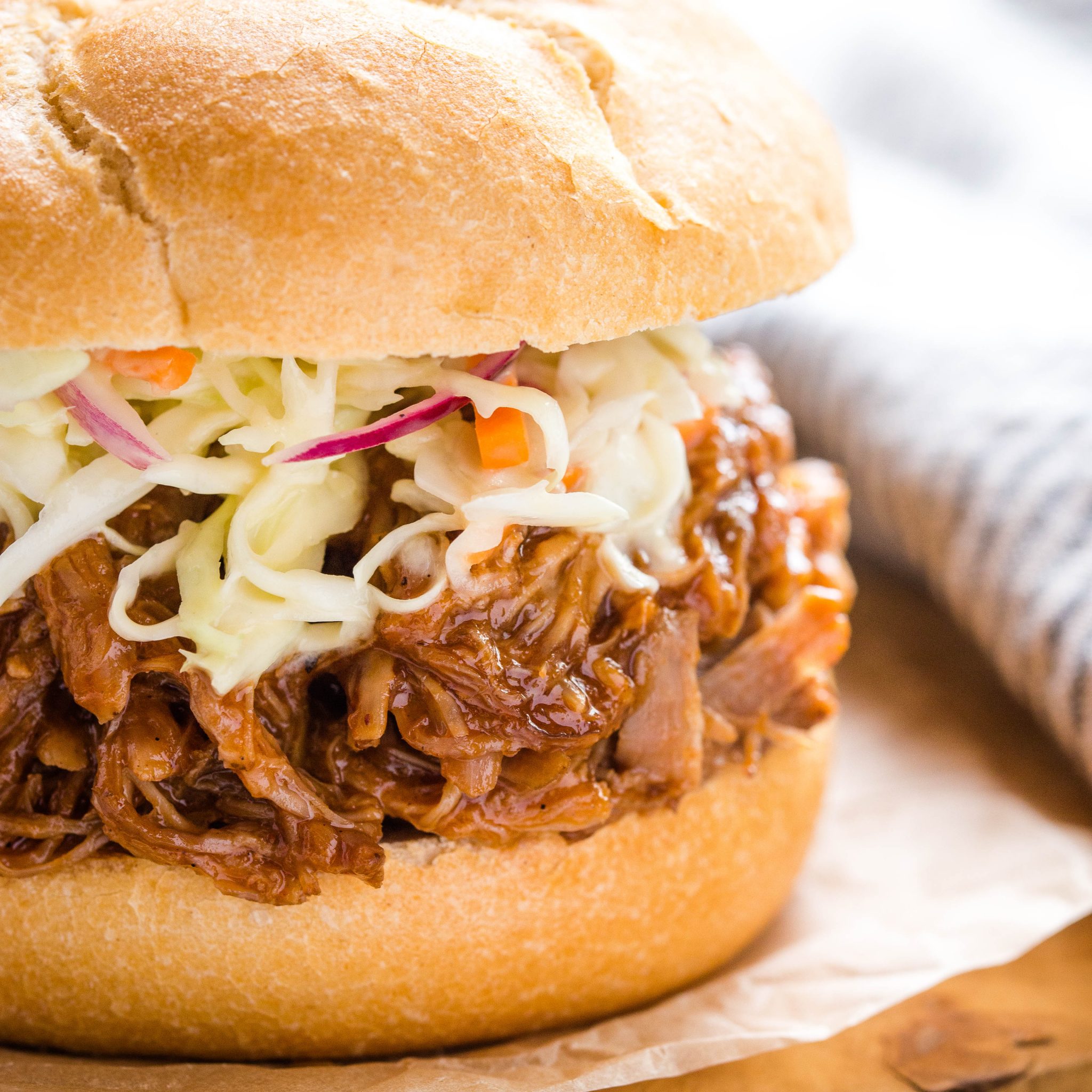 Easy Instant Pot Pulled Pork {Weeknight Meal} - The Busy Baker