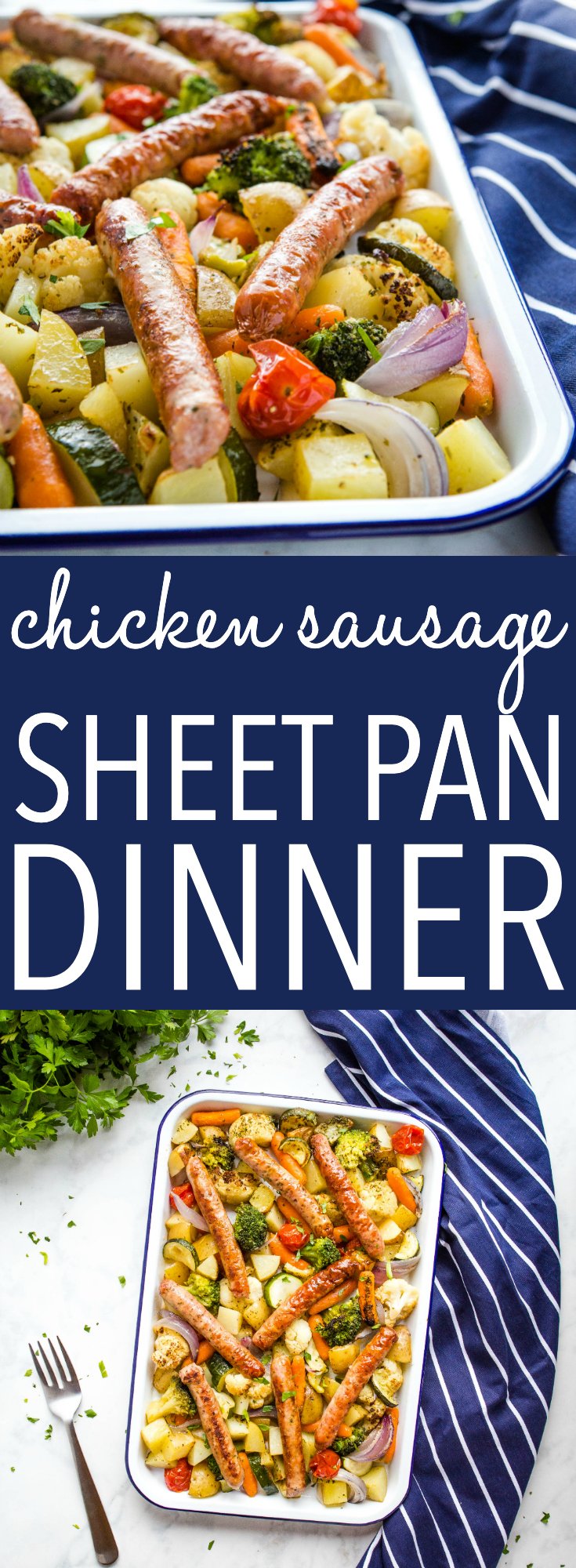 Chicken Sausage Sheet Pan Dinner Recipe Pinterest