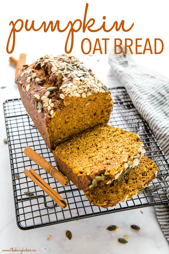 Healthy Pumpkin Oat Bread Recipe