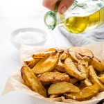 Crispy Salt and Vinegar Potato Wedges