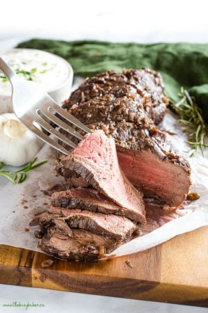 Marinated Beef Tenderloin - The Busy Baker