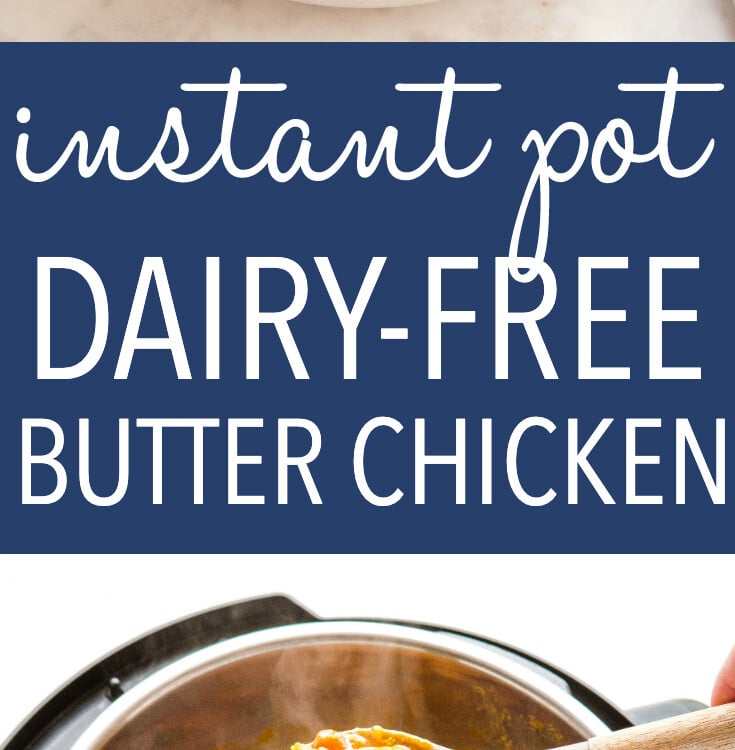 Dairy-Free Instant Pot Butter Chicken - The Busy Baker