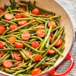 Roasted Green Beans with Cherry Tomatoes