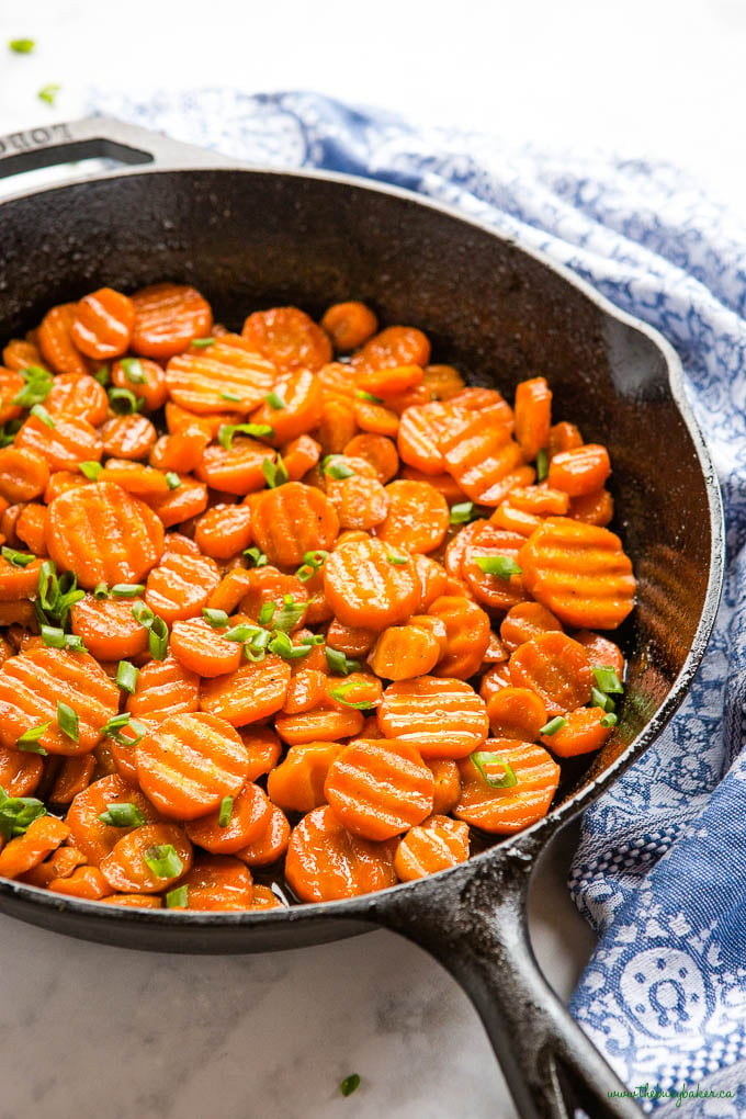 crinkle cut carrots side dish