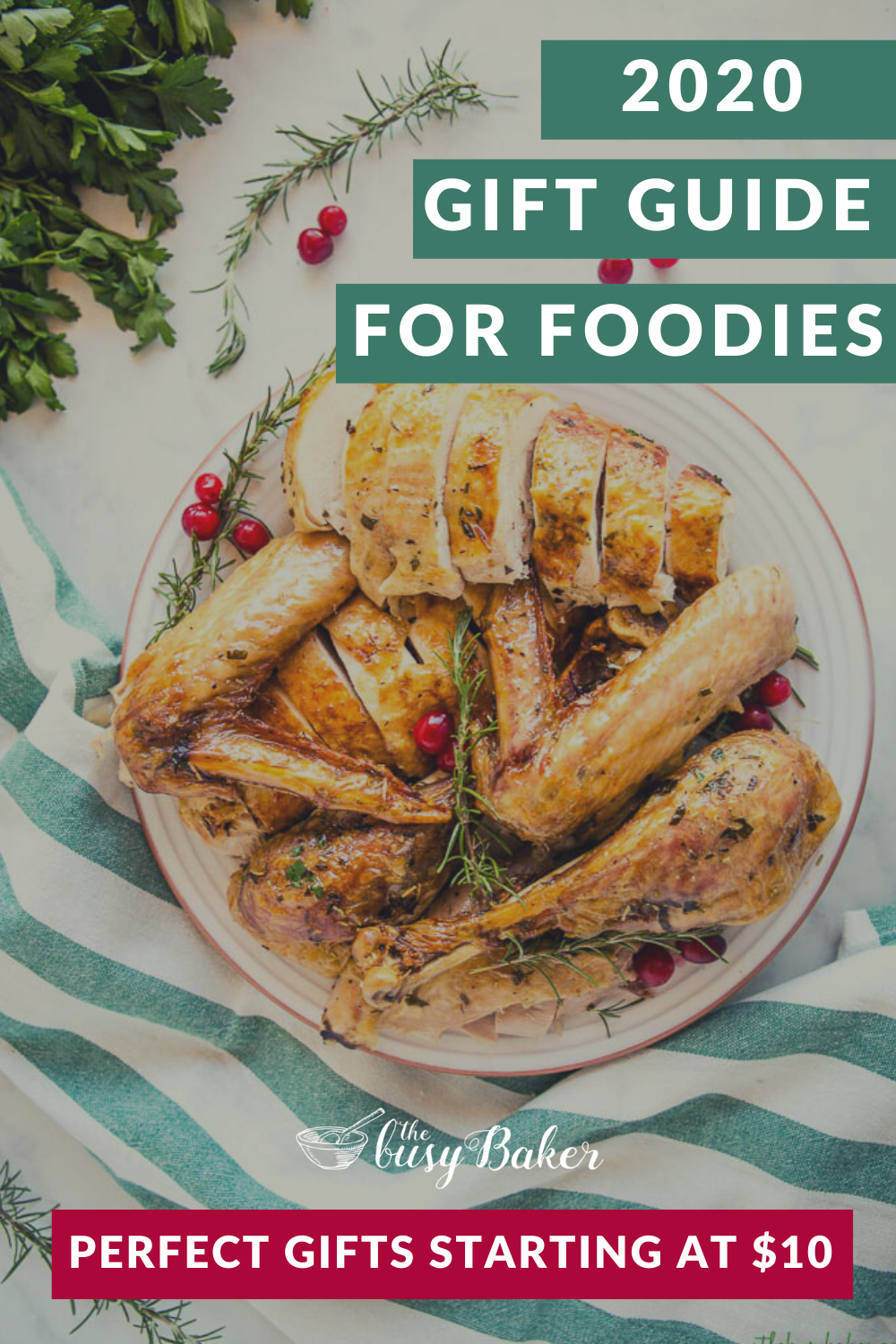 50 Gift Ideas for Foodies!! If you can't decide what to buy for the happy cook or aspiring home chef in your life, look no further for the best foodie gifts everyone on your list will love! thebusybaker.ca #giftguide #foodies #foodgifts #kitchen #baking #cooking #christmas #christmasgifts via @busybakerblog