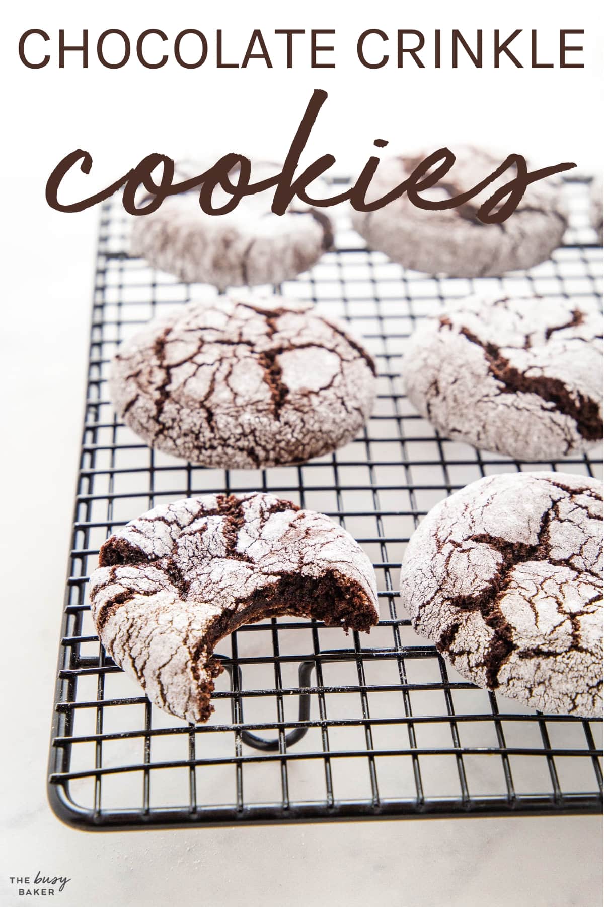 chocolate crinkle cookies recipe