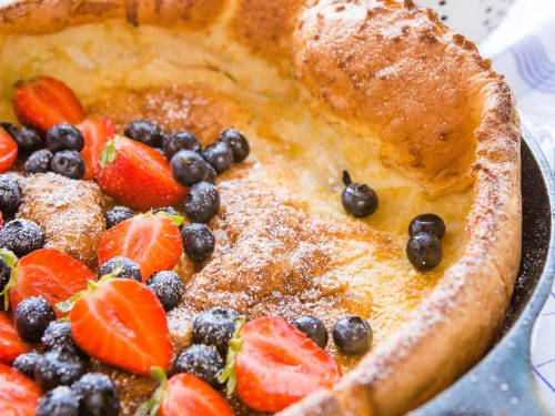 Keto Dutch Baby Pancake Recipe (German Pancakes)