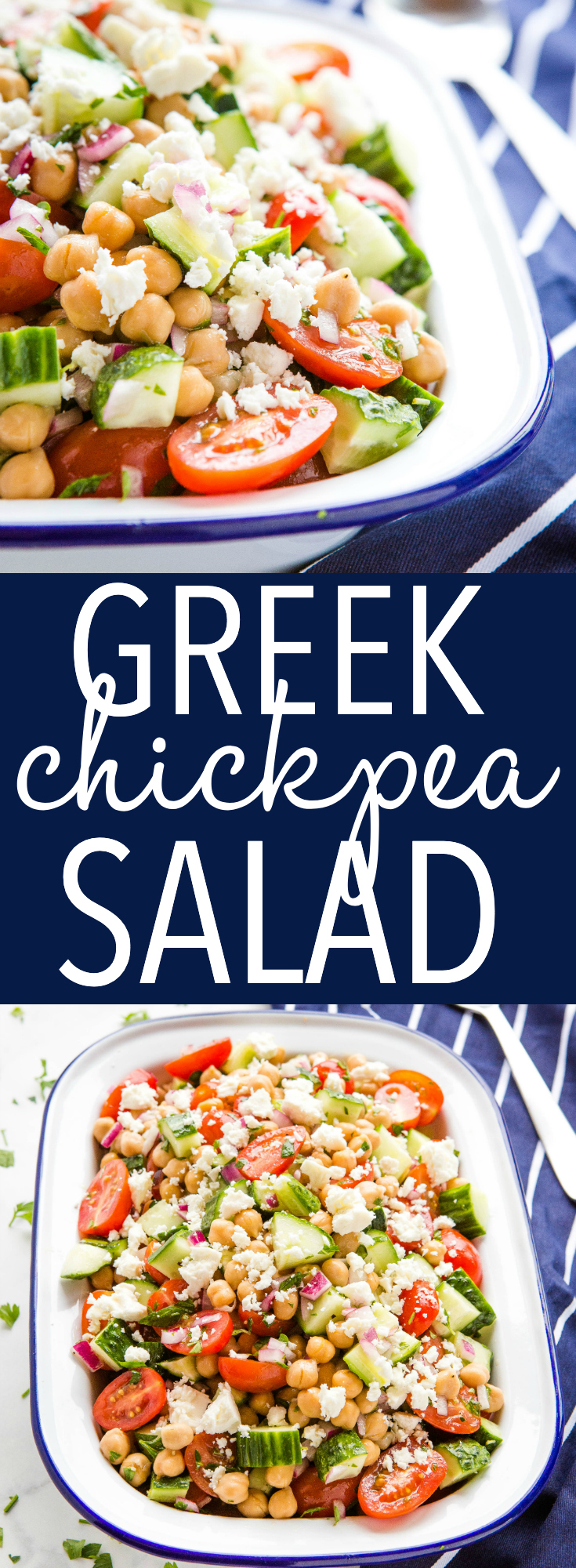 Greek Chickpea Salad Pinterest Recipe