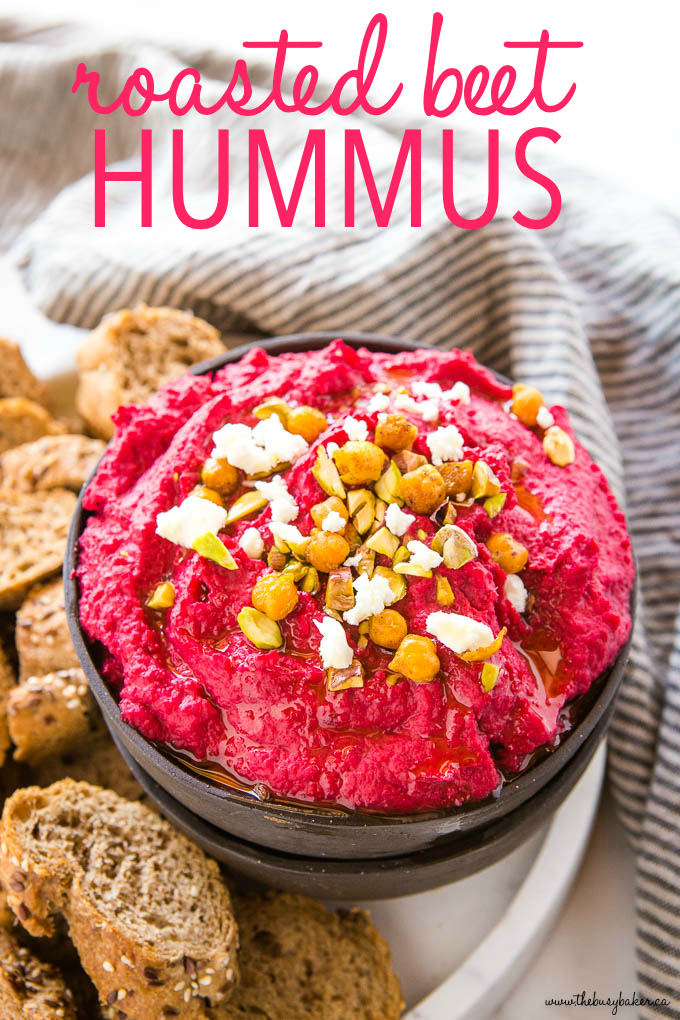 Roasted Beet Hummus Recipe
