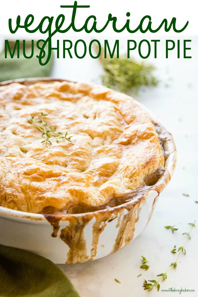 Vegetarian Mushroom Pot Pie Recipe