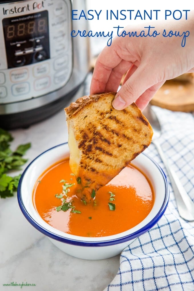 Easy Instant Pot Tomato Soup Recipe