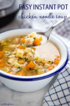 Instant Pot Chicken Noodle Soup - The Busy Baker
