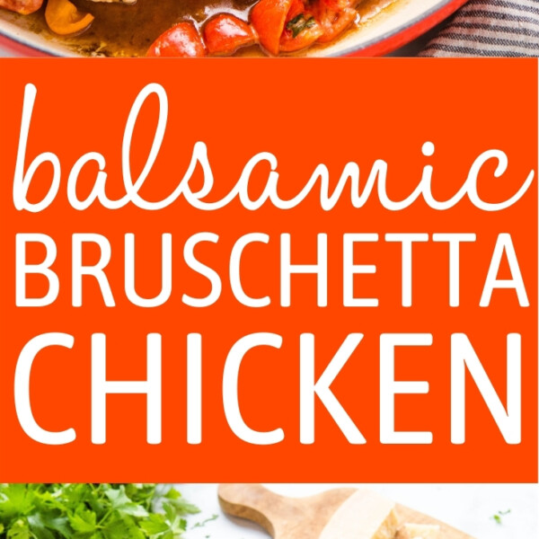 Low Carb Baked Balsamic Bruschetta Chicken - The Busy Baker