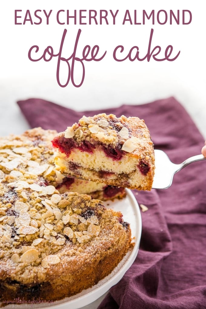 Cherry Almond Coffee Cake Recipe