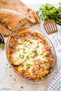 Easy Eggplant Parmesan {Vegetarian Meal} - The Busy Baker