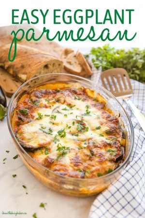 Easy Eggplant Parmesan {Vegetarian Meal} - The Busy Baker