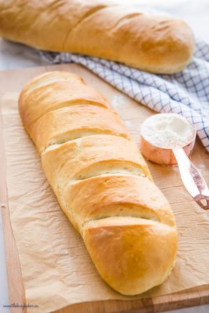 Easy Homemade French Bread {Bakery-Style} - The Busy Baker