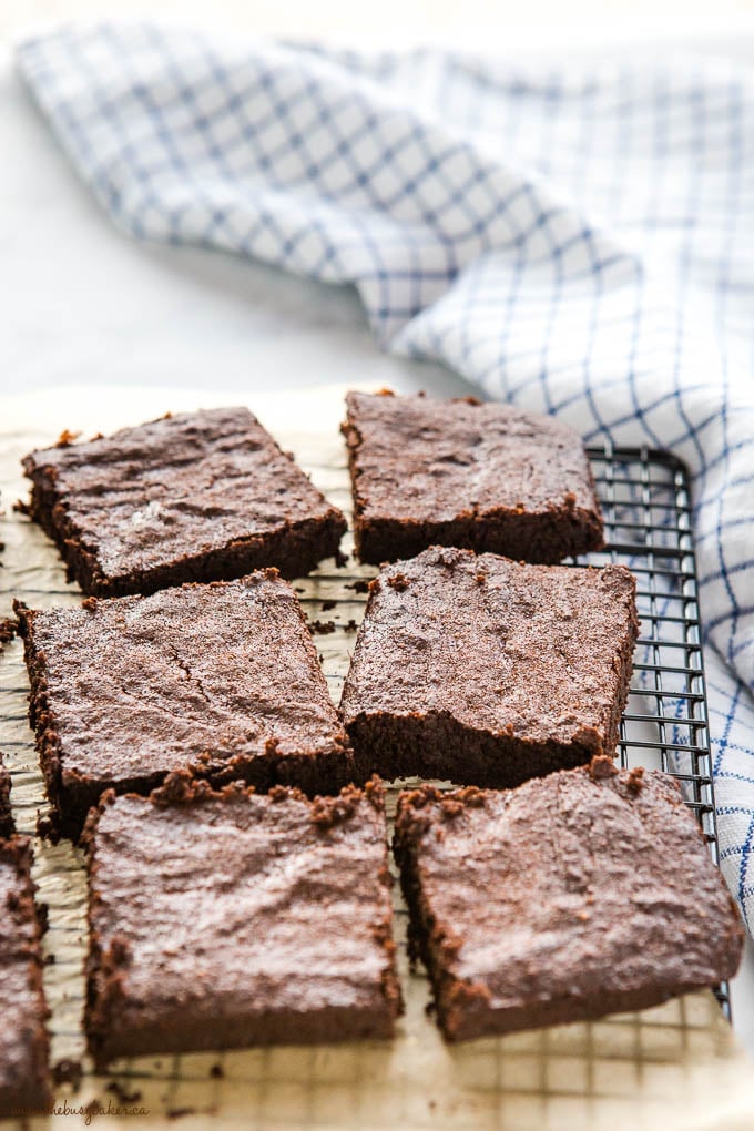 Easy Low Carb Brownies {Keto Dessert} - The Busy Baker