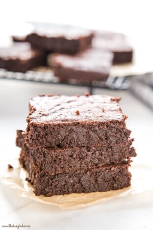 Easy Low Carb Brownies {Keto Dessert} - The Busy Baker