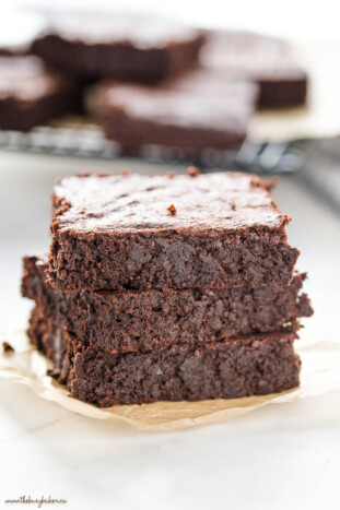 Easy Low Carb Brownies {Keto Dessert} - The Busy Baker